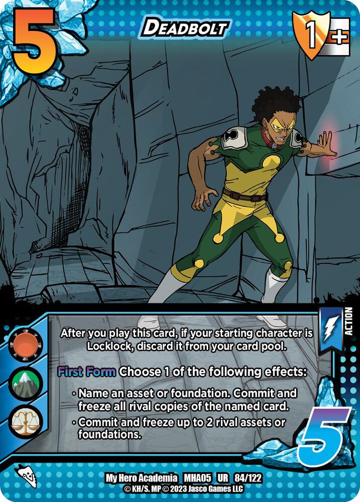 Rumic World Hero Cards るーみっくわーるど Deadbolt - UniVersus: My Hero Academia: Undaunted Raid - UniVersus