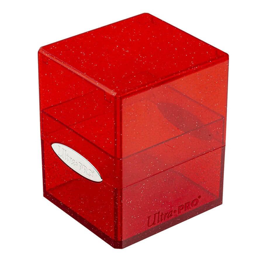 Satin Cube - Glitter Red - Ultra Pro Deck Boxes - Deck Boxes ...