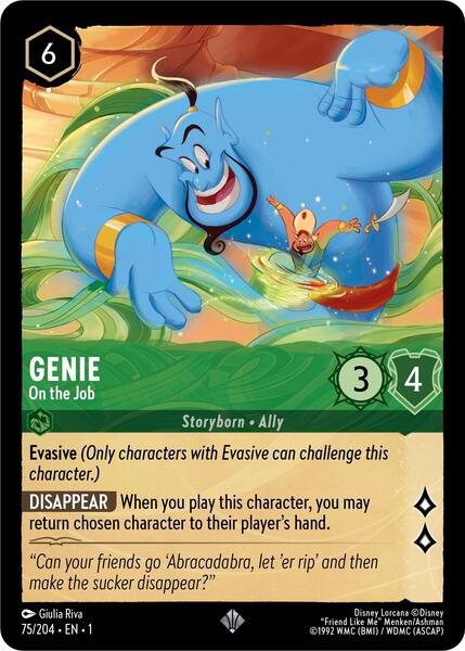 Genie - On the Job - The First Chapter - Disney Lorcana