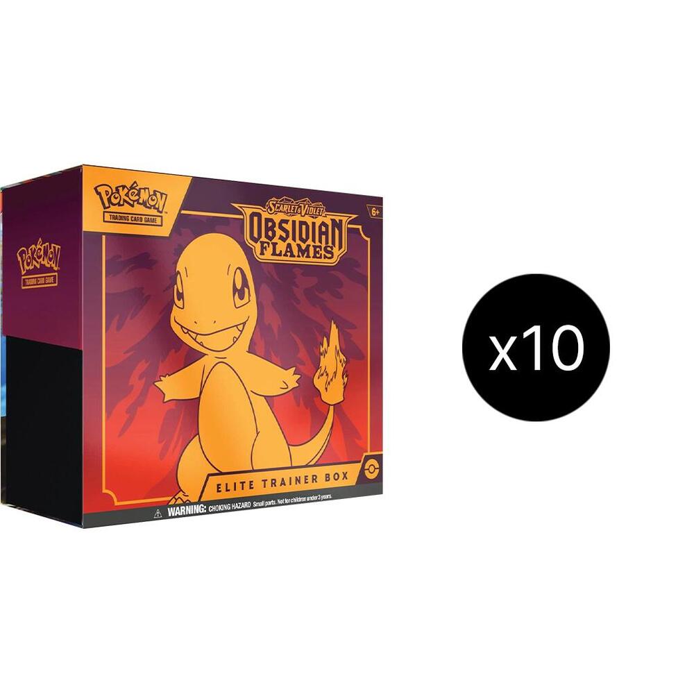 Obsidian Flames Elite Trainer Box Case - SV03: Obsidian