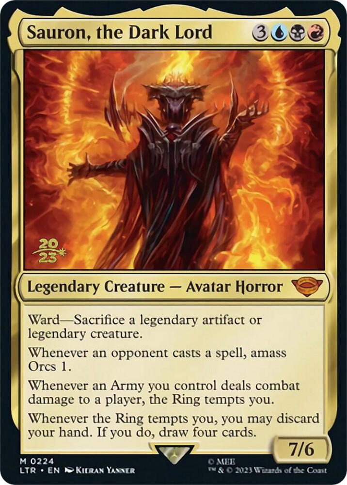 Sauron, the Dark Lord - Prerelease Cards - Magic: The Gathering -  TCGplayer.com