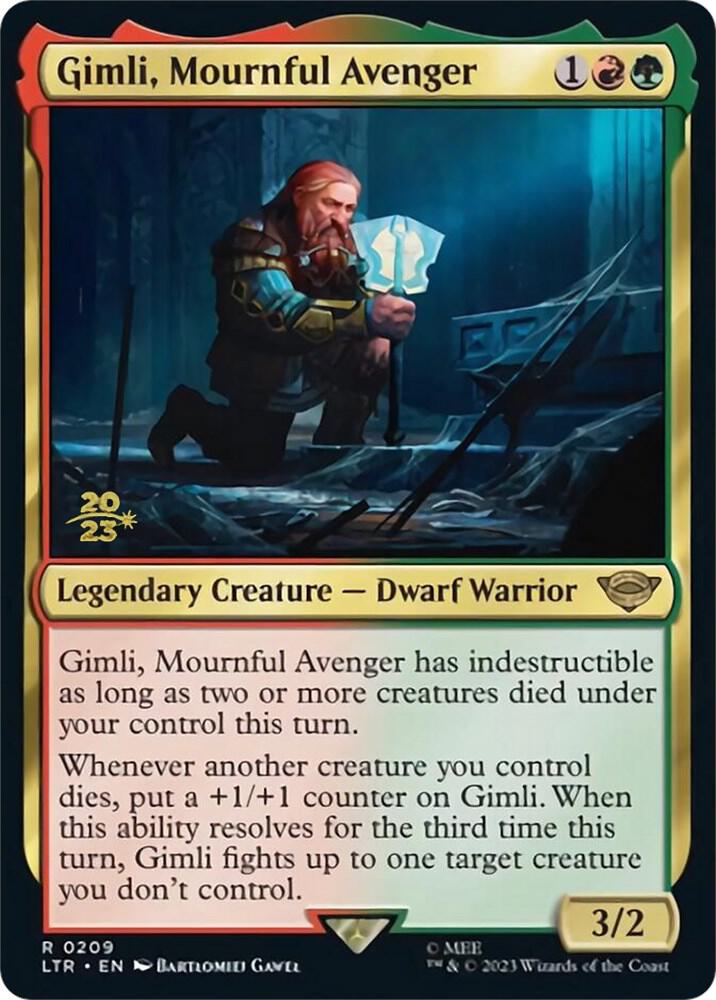 Gimli, Mournful Avenger #209s — Tales of Middle-earth Promos