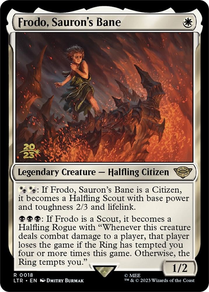 Frodo, Sauron's Bane - Prerelease Cards - Magic: The Gathering -  TCGplayer.com