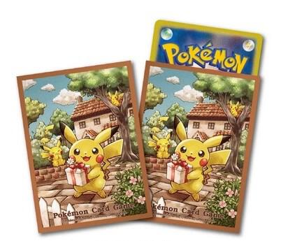 Pokemon Center Japan Card Sleeves - Pikachu's Gift (64-Pack)