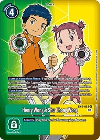 Henry Wong & Shu-Chong Wong (Alternate Art) - Alternative Being Booster - Digimon card