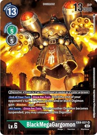 BlackMegaGargomon (Alternate Art) - Alternative Being Booster - Digimon card