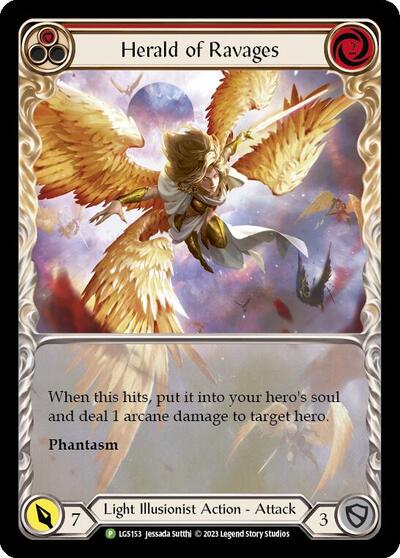 Herald of Ravages Extended Art Red