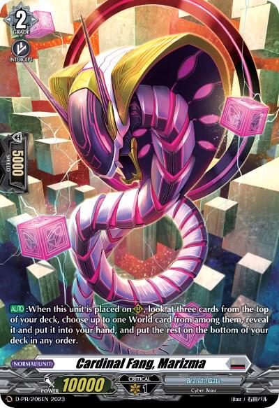 Cardinal Fang, Marizma (206)