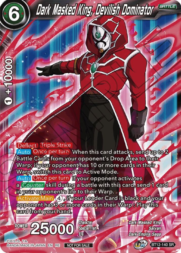 Dark Masked King, Devilish Dominator (Championship Selection Pack