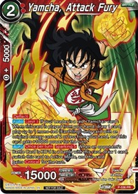 Yamcha, Attack Fury (Championship Selection Pack 2023 Vol.2) (Gold-Stamped Silver Foil) card art