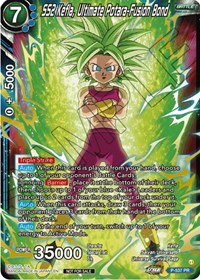 SS2 Kefla, Ultimate Potara-Fusion Bond (Championship Selection Pack 2023 Vol.2) (Gold-Stamped Silver Foil) card art