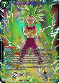 SS2 Kefla, Ultimate Potara-Fusion Bond (Championship Selection Pack 2023 Vol.2) (Gold-Stamped Shatterfoil) card art