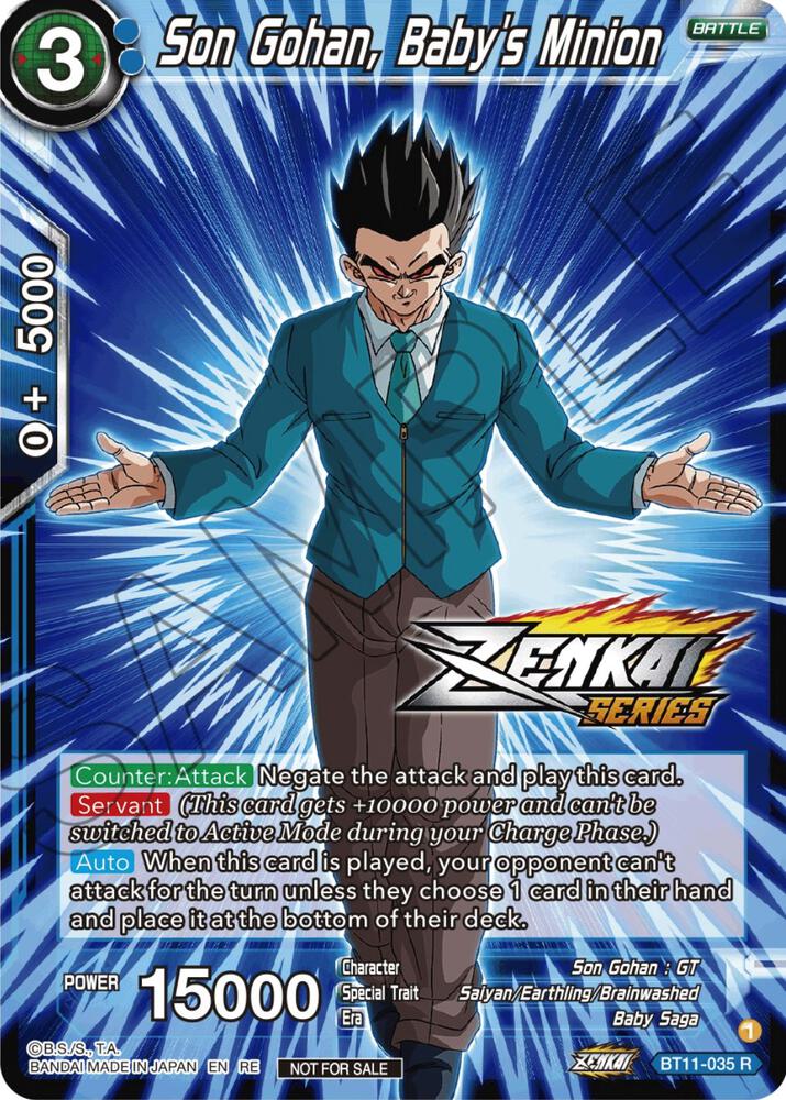Son Gohan, Baby's Minion (Event Pack 12) - Tournament Promotion