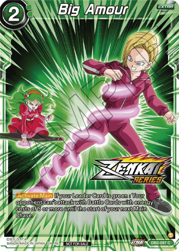 Big Amour (Event Pack 12) #DB2-097 — Tournament Promotion Cards
