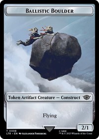 Ballistic Boulder // Food (0010) Double-Sided Token