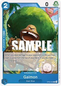Gaimon (Pillars of Strength Pre-Release Cards)