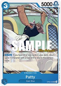 Patty (Pillars of Strength Pre-Release Cards)