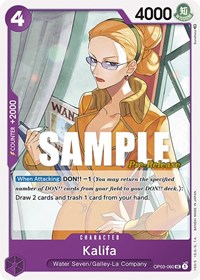 Kalifa (Pillars of Strength Pre-Release Cards)