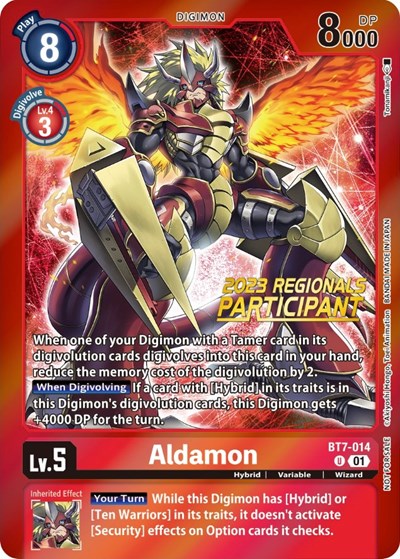 Aldamon (2023 Regionals Participant) card