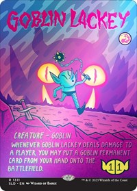 Goblin Lackey (1311) (Rainbow Foil) - Secret Lair Drop Series - Magic: The Gathering card