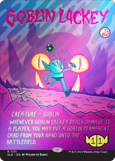 Goblin Lackey 1311 Rainbow Foil