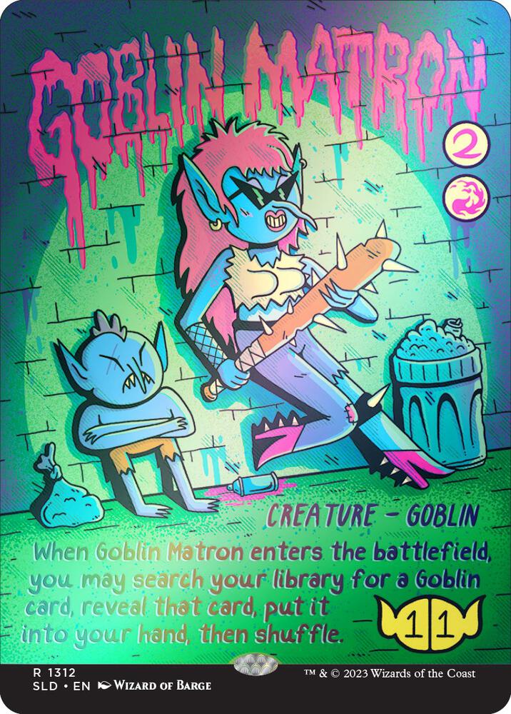 Goblin Matron (Rainbow Foil) - Secret Lair Drop Series - Magic