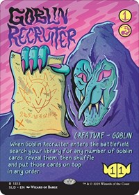 Goblin Recruiter - Secret Lair Drop Series - Magic: The Gathering card
