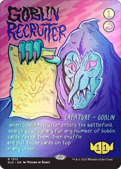 Goblin Recruiter Rainbow Foil