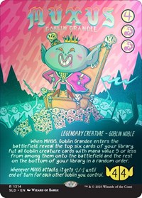 Muxus, Goblin Grandee (Rainbow Foil) grading analysis