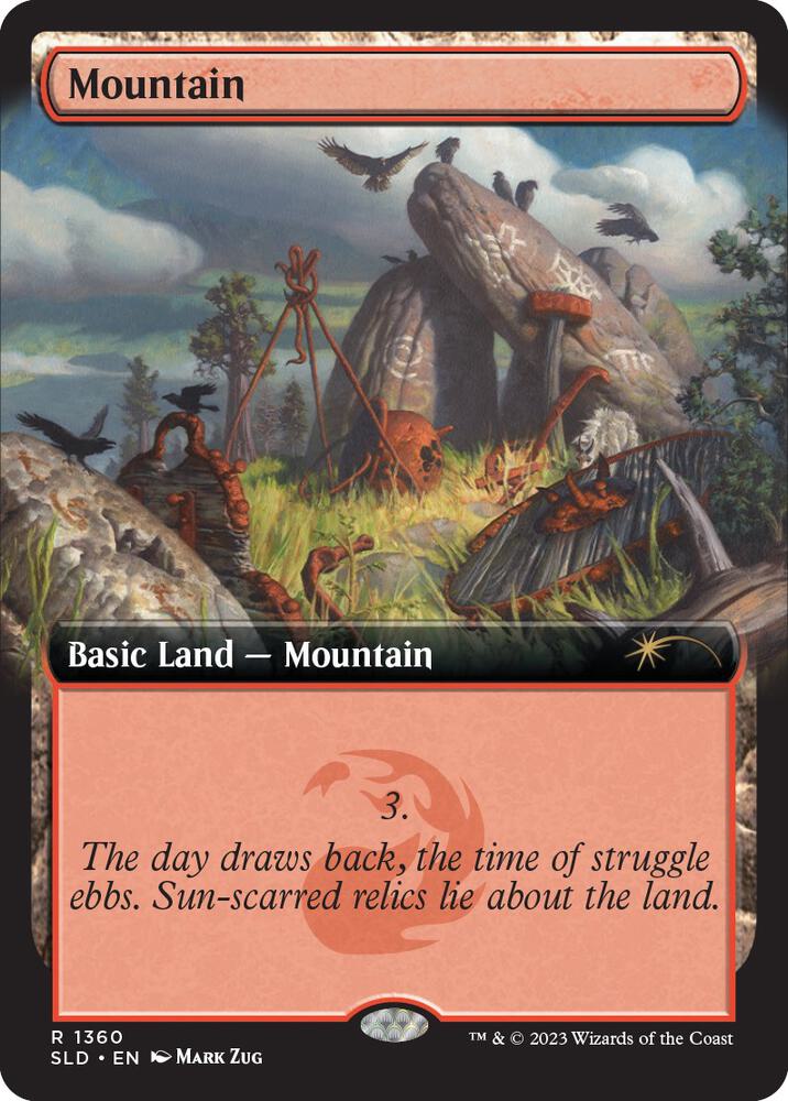 Mountain (1360) - Secret Lair Drop Series - Magic: The Gathering