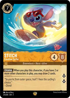 ロルカナ　スティッチ波乗りサーファー Stitch - Carefree Surfer - The First Chapter - Disney