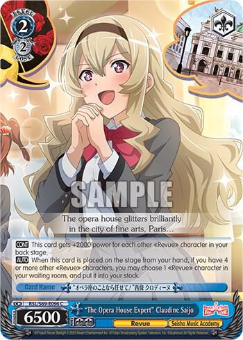 "The Opera House Expert" Claudine Saijo