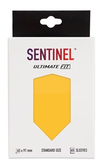 Procyon Gaming Card Sleeves Sentinel Ultimate Fit Sleeves - Yellow (65-Pack)