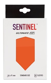 Procyon Gaming Card Sleeves Sentinel Ultimate Fit Sleeves - Orange (65-Pack)