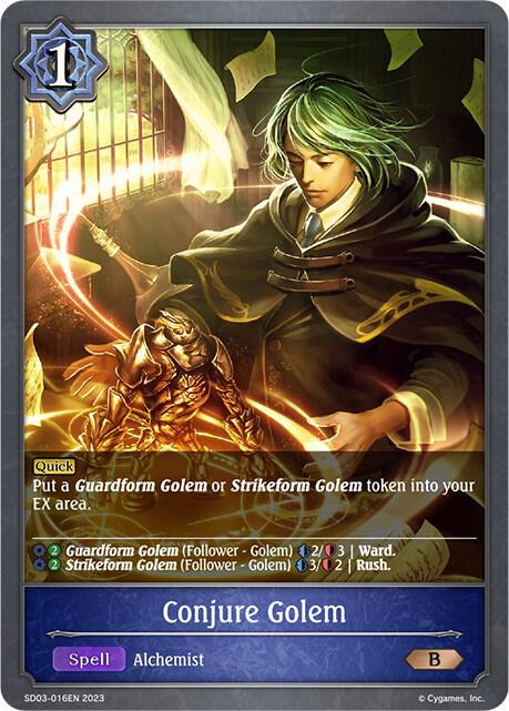 Conjure Golem