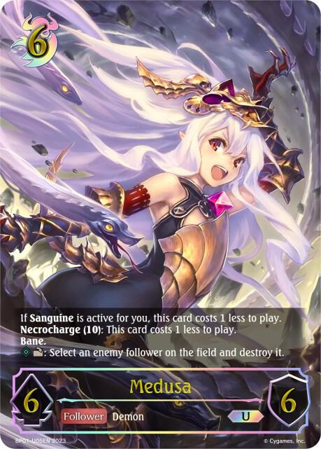 Medusa (U) - BP01: Advent of Genesis - Shadowverse: Evolve