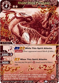 Blade Dino Parasaur (Finalist Card Set Vol. 2)