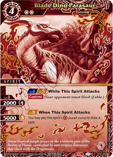Blade Dino Parasaur (Finalist Card Set Vol. 2)