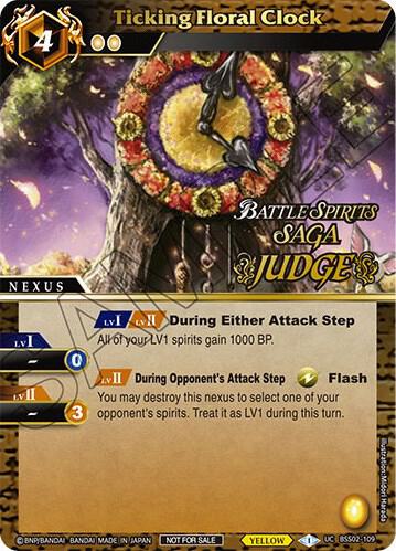 Ticking Floral Clock (Judge Pack Vol. 2)