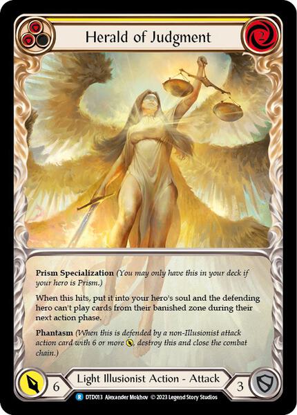 Herald of Judgment - Dusk till Dawn - Flesh and Blood TCG