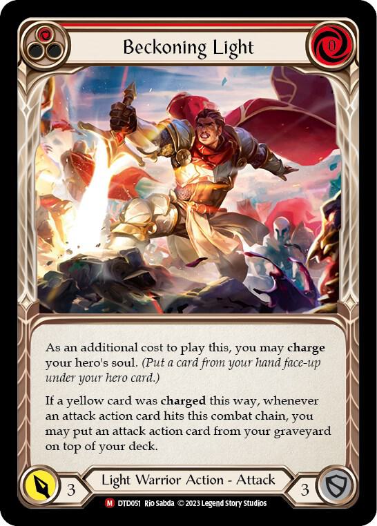 Beckoning Light - Dusk till Dawn - Flesh and Blood TCG - TCGplayer.com