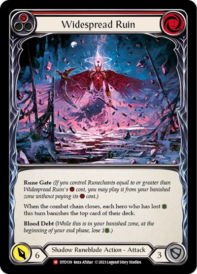 Widespread Ruin card