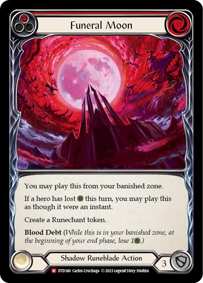 Funeral Moon Dusk till Dawn card price