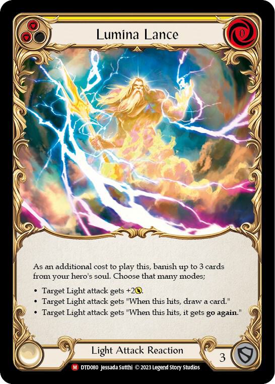 Lumina Lance - Dusk till Dawn - Flesh and Blood TCG - TCGplayer.com