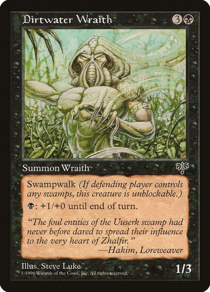Dirtwater Wraith - Mirage - Magic: The Gathering - TCGplayer.com