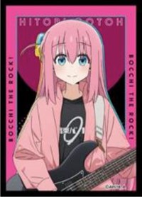 Aniplex Imported Card Sleeves Aniplex Character Sleeves "Bocchi the Rock!" Hitori Goto (with Guitar) (70-Pack)