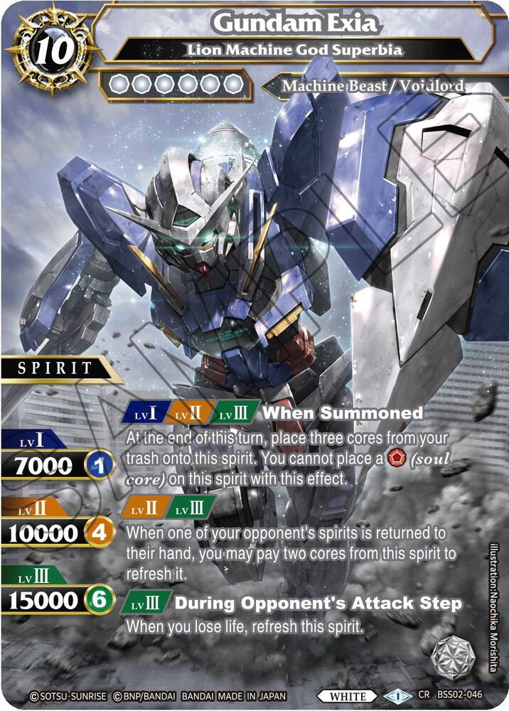 Gundam Exia - Lion Machine God Superbia - False Gods - Battle
