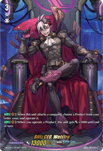 Blitz CEO, Welstra - D-CS01: Deluxe Collector's Set 01: Vanguard