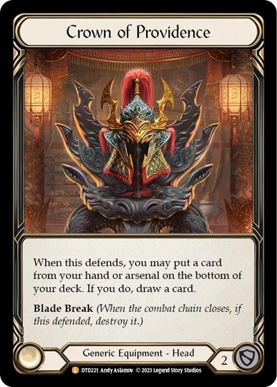 Crown of Providence Dusk till Dawn card price