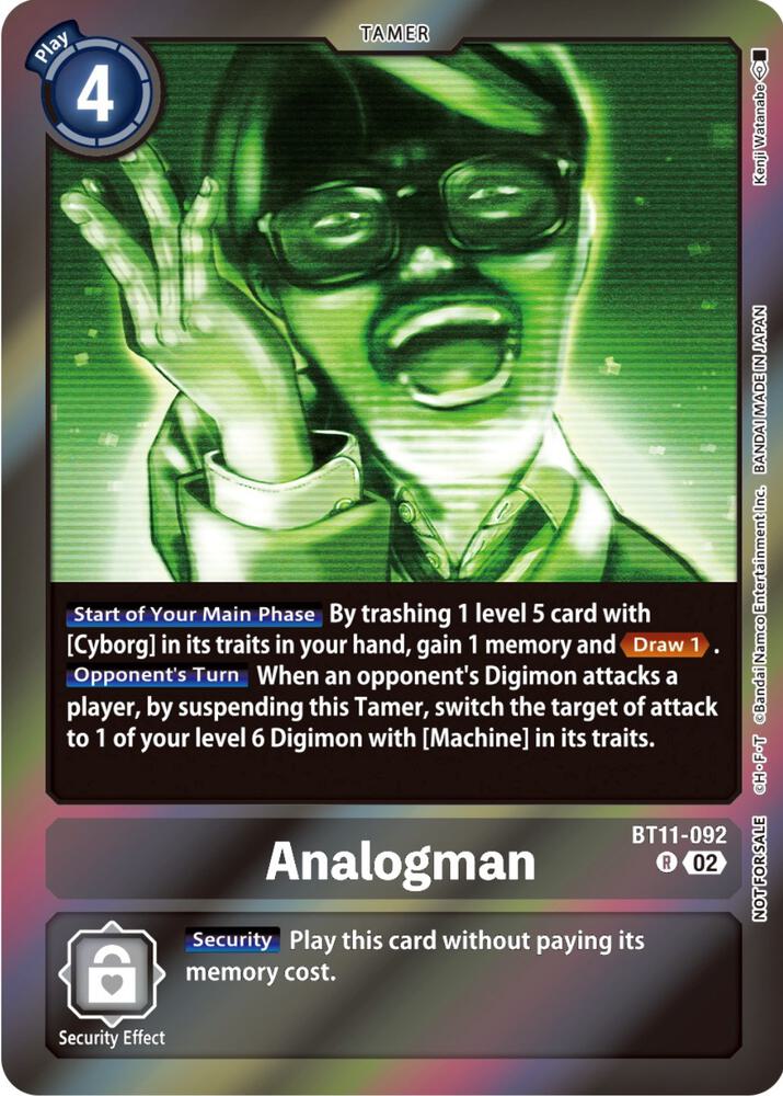Analogman Event Pack 5 digimon card